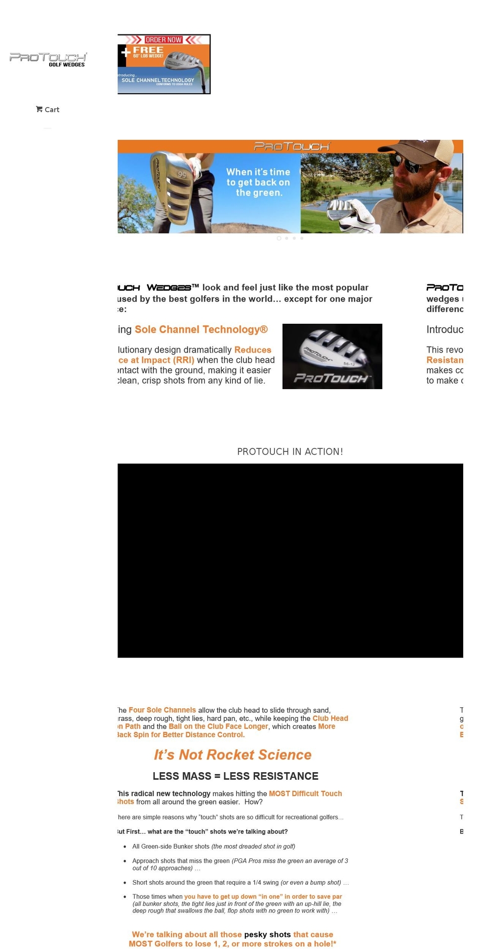 protouchwedges.com — Shopify storefront screenshot