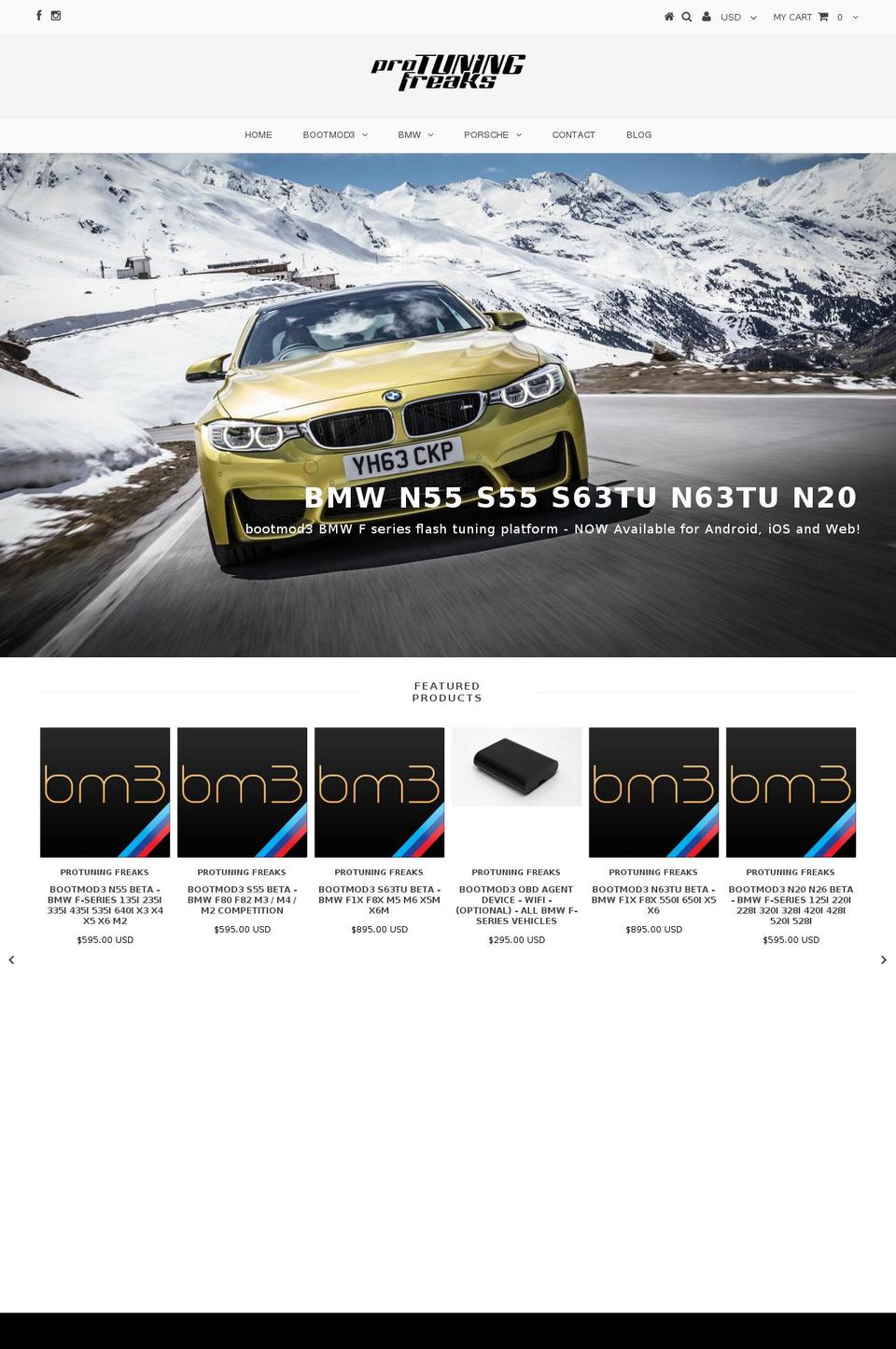 protuninggroup.com shopify website screenshot