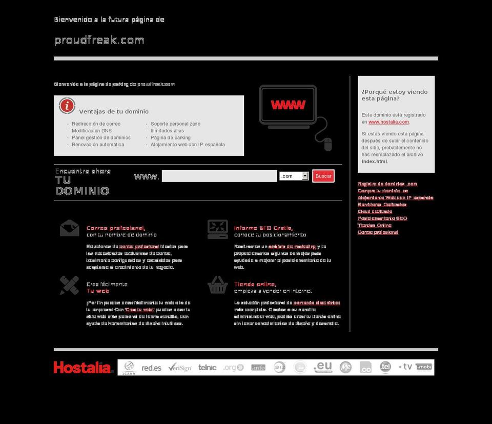 proudfreak.com — Shopify storefront screenshot