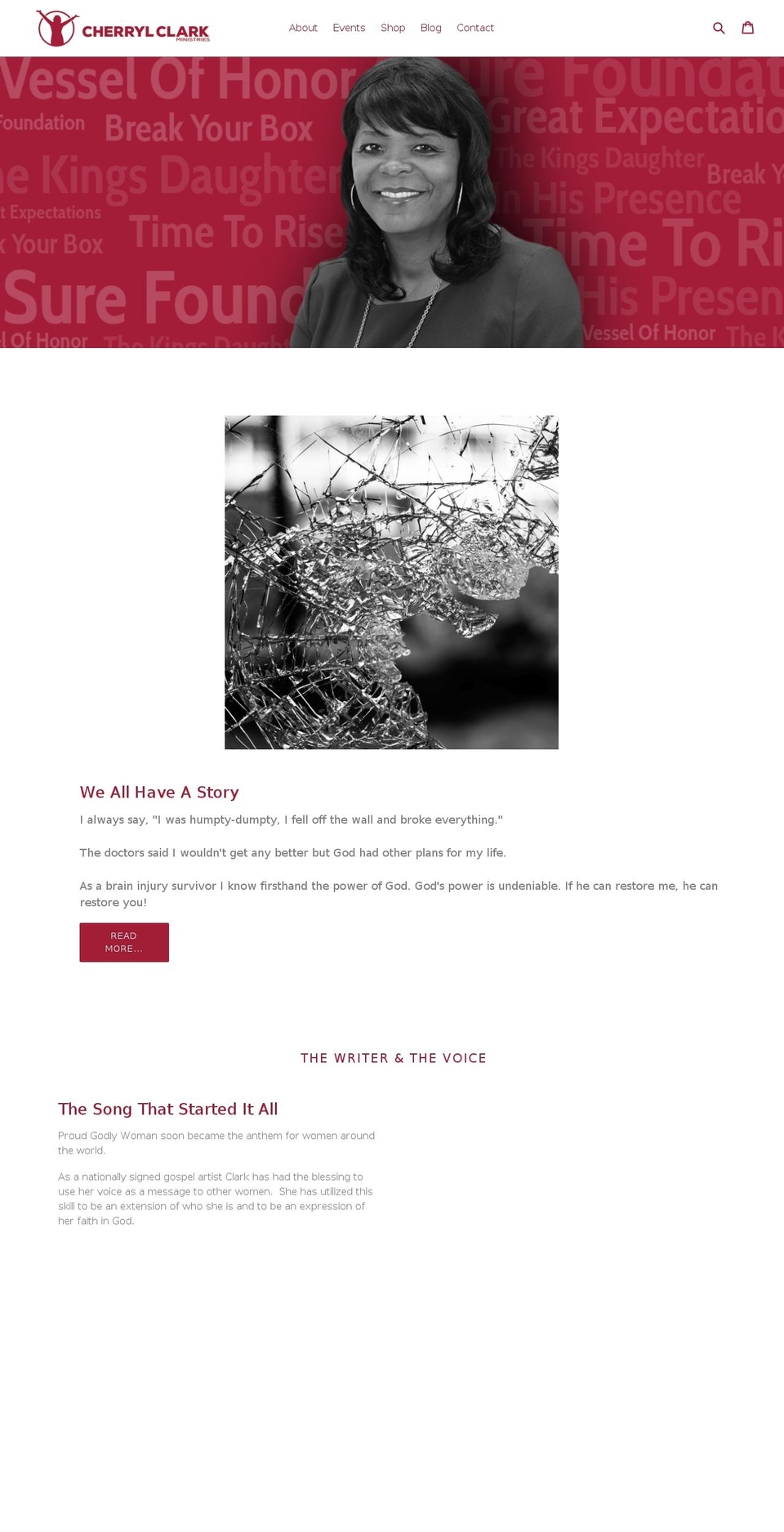proudgodlywoman.com — Shopify storefront screenshot