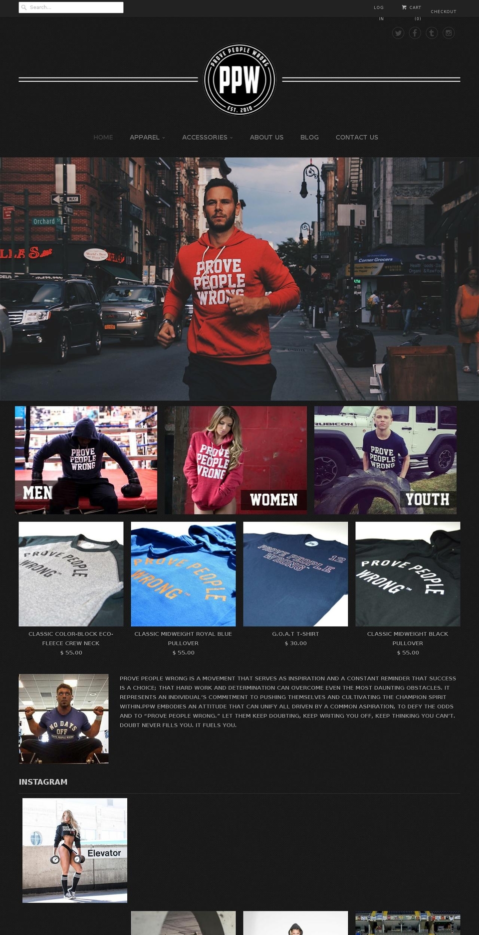 provepeoplewrong.com shopify website screenshot