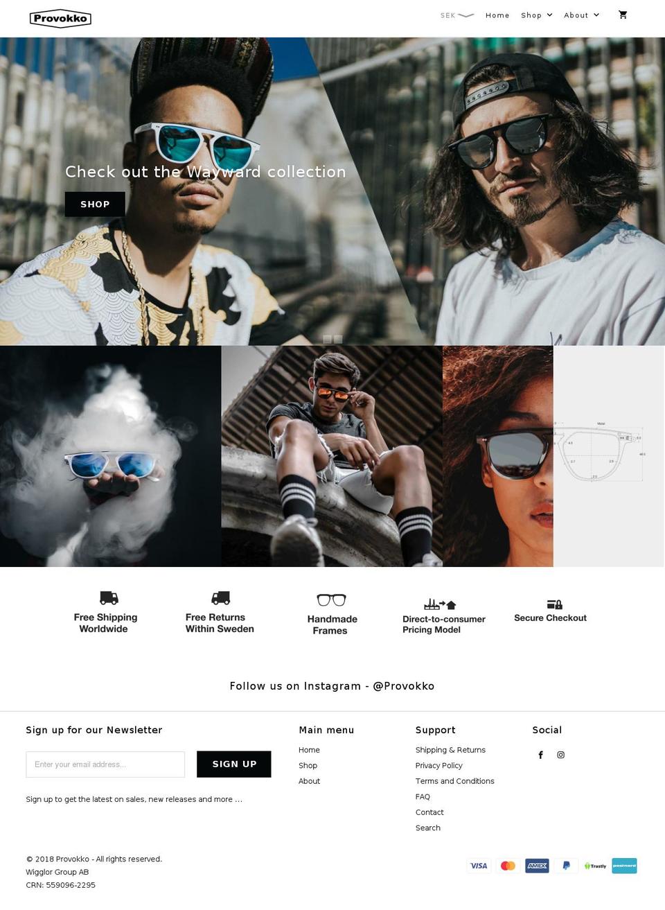 provokko.com — Shopify storefront screenshot