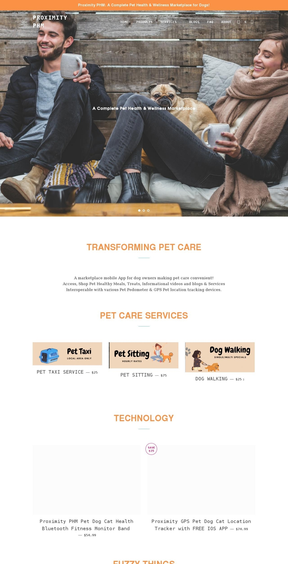 proximityphm.com shopify website screenshot