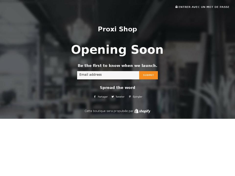 proxishop.net shopify website screenshot