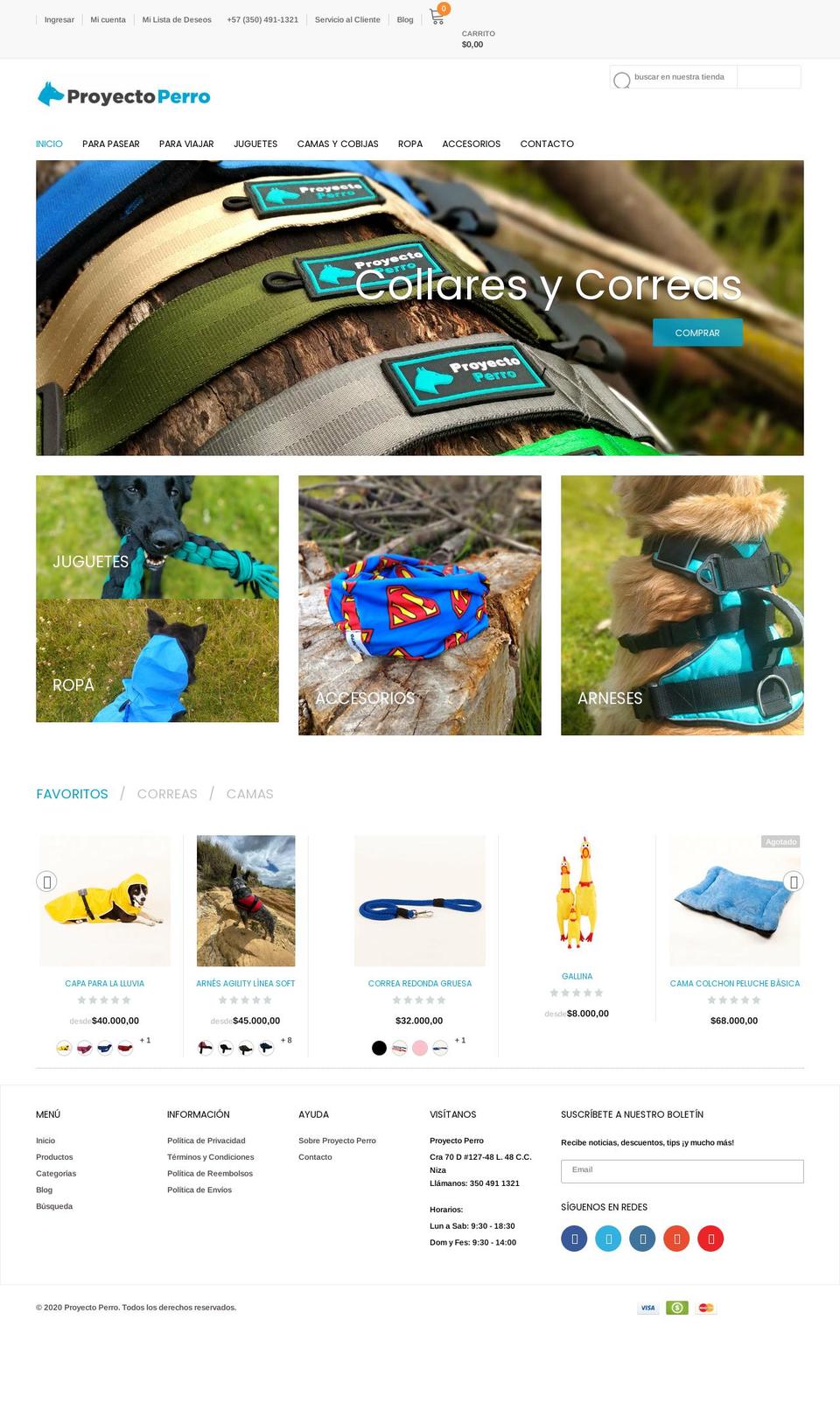 Petica----sections-ready Shopify theme site example proyectoperro.com