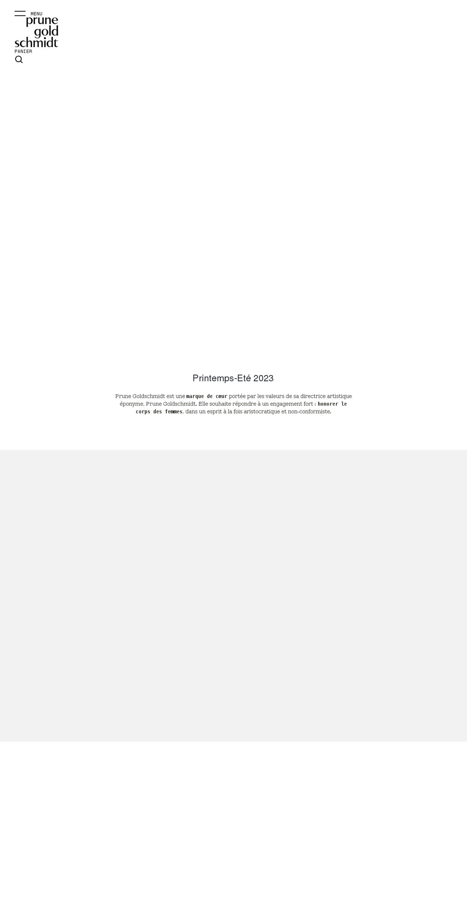 prunegoldschmidt.fr shopify website screenshot