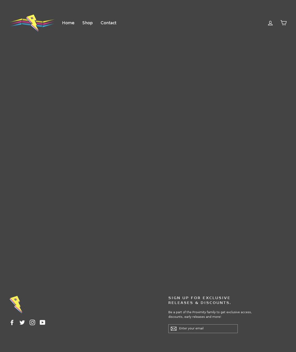 prxmusic.com shopify website screenshot