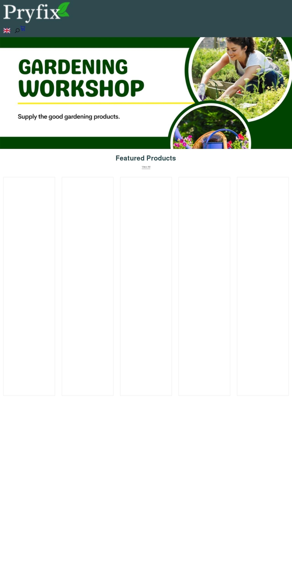pryfix.com — Shopify storefront screenshot