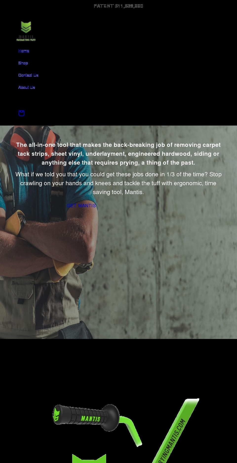 pryingmantis.com shopify website screenshot