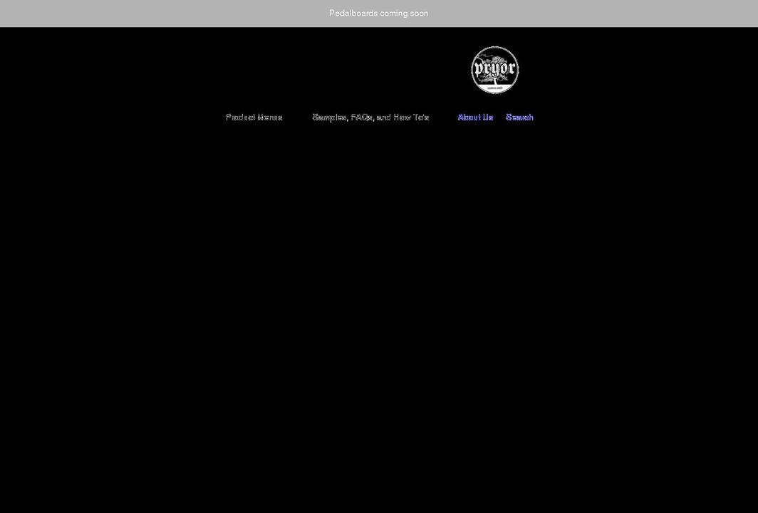 pryorcustomcraft.com shopify website screenshot