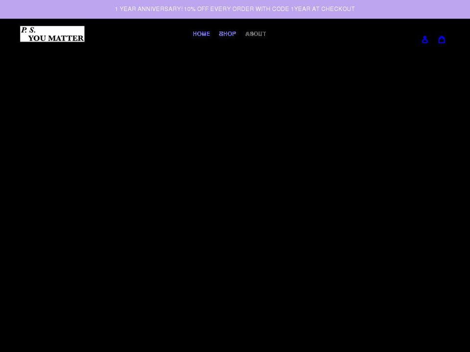 ps-youmatter.com shopify website screenshot