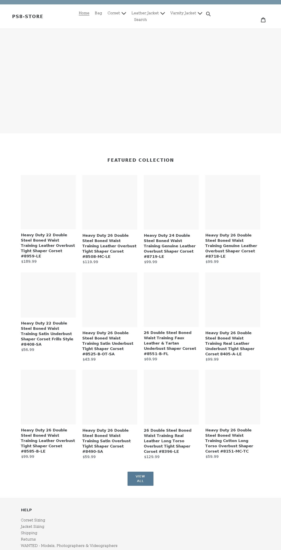 ps8-store.com shopify website screenshot