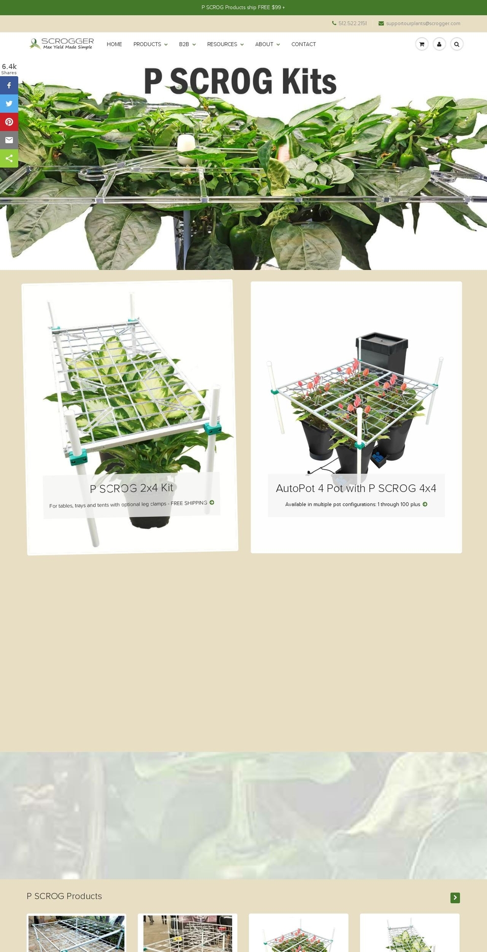 pscrog.com — Shopify storefront screenshot