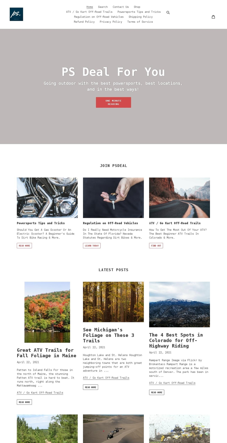psdeal4u.com shopify website screenshot