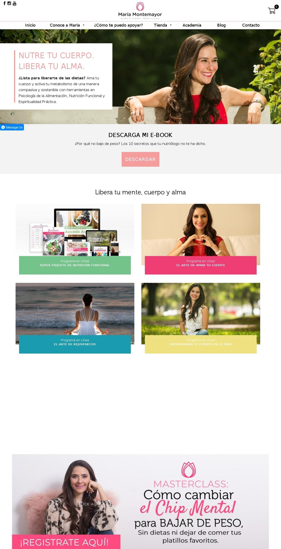 Custom Energía Nutritiva Theme Shopify theme site example psicologiadelcomer.com