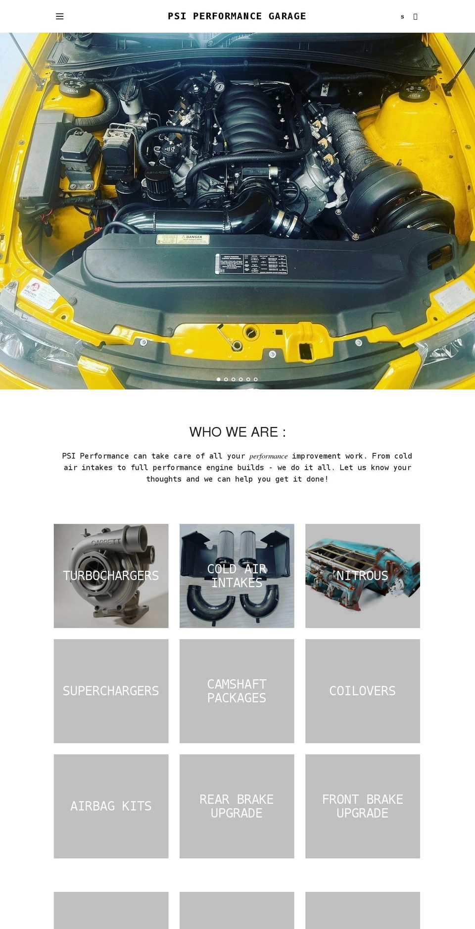 psiperformance.com.au shopify website screenshot