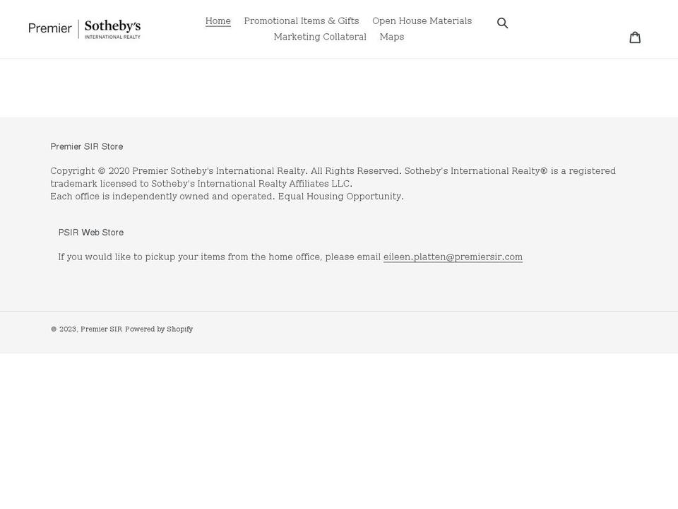 psirstore.com shopify website screenshot
