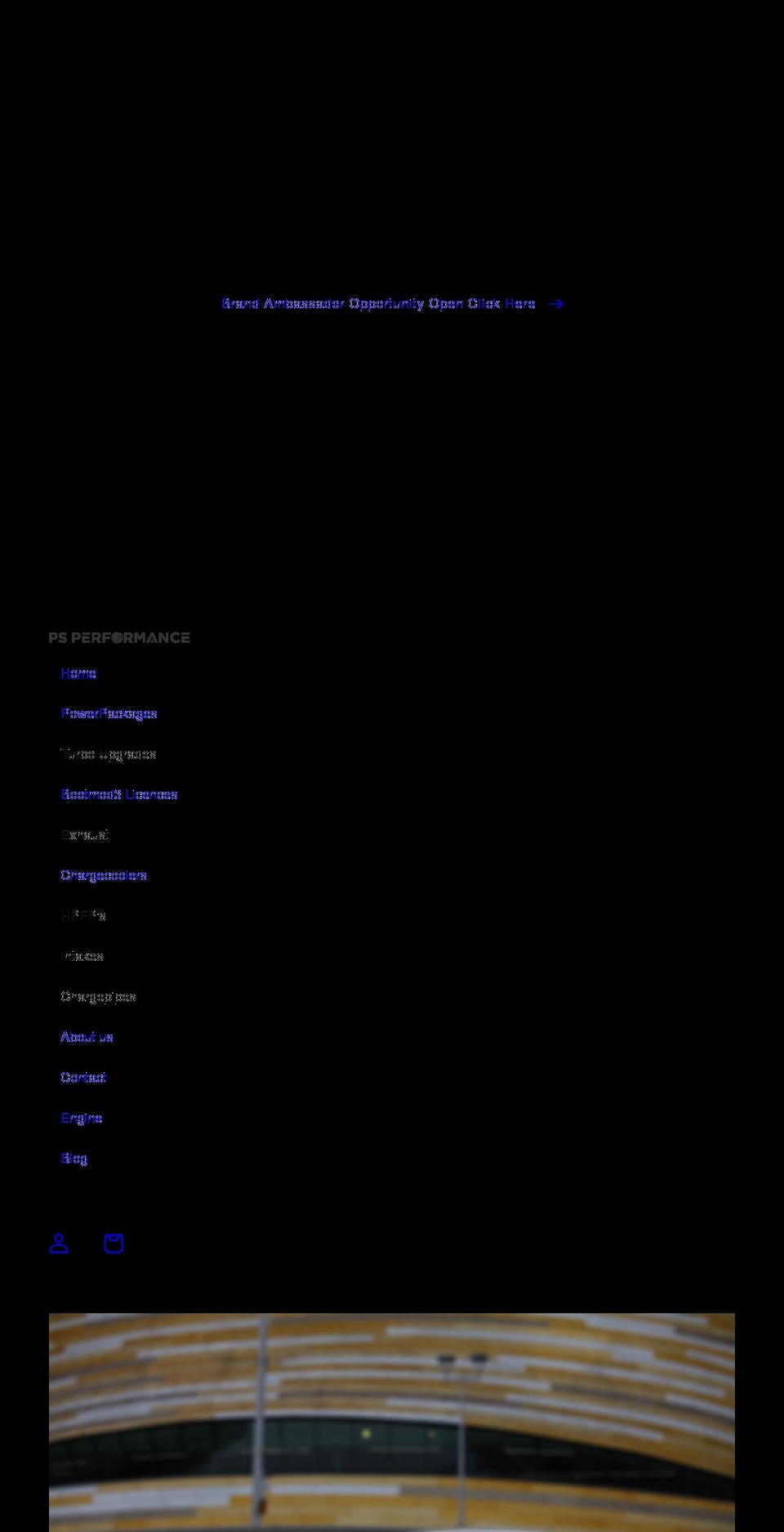 psperformance.co.uk shopify website screenshot