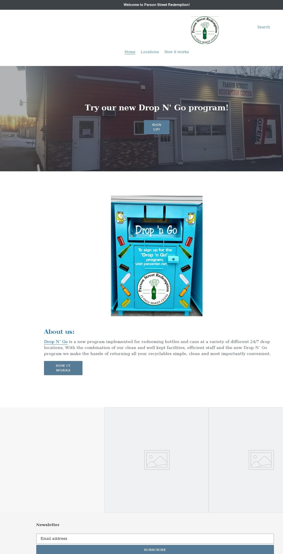psrcenter.net shopify website screenshot