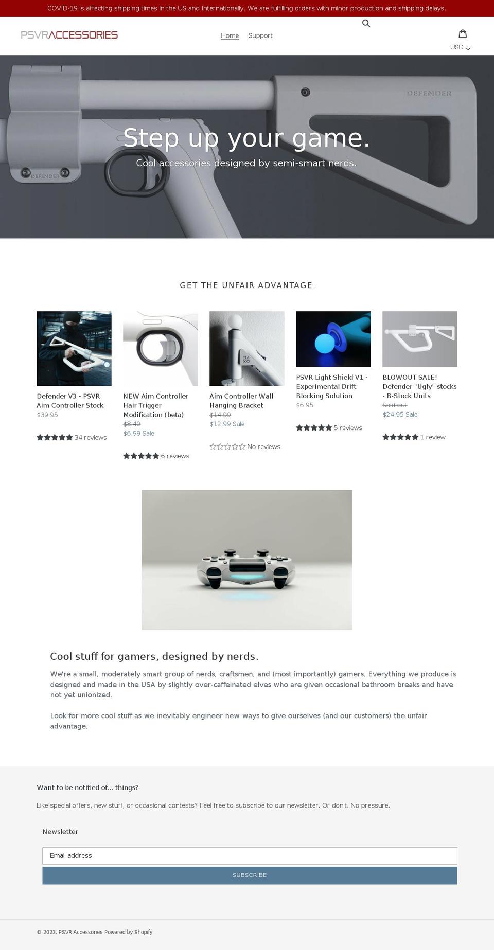 psvraimstock.com shopify website screenshot