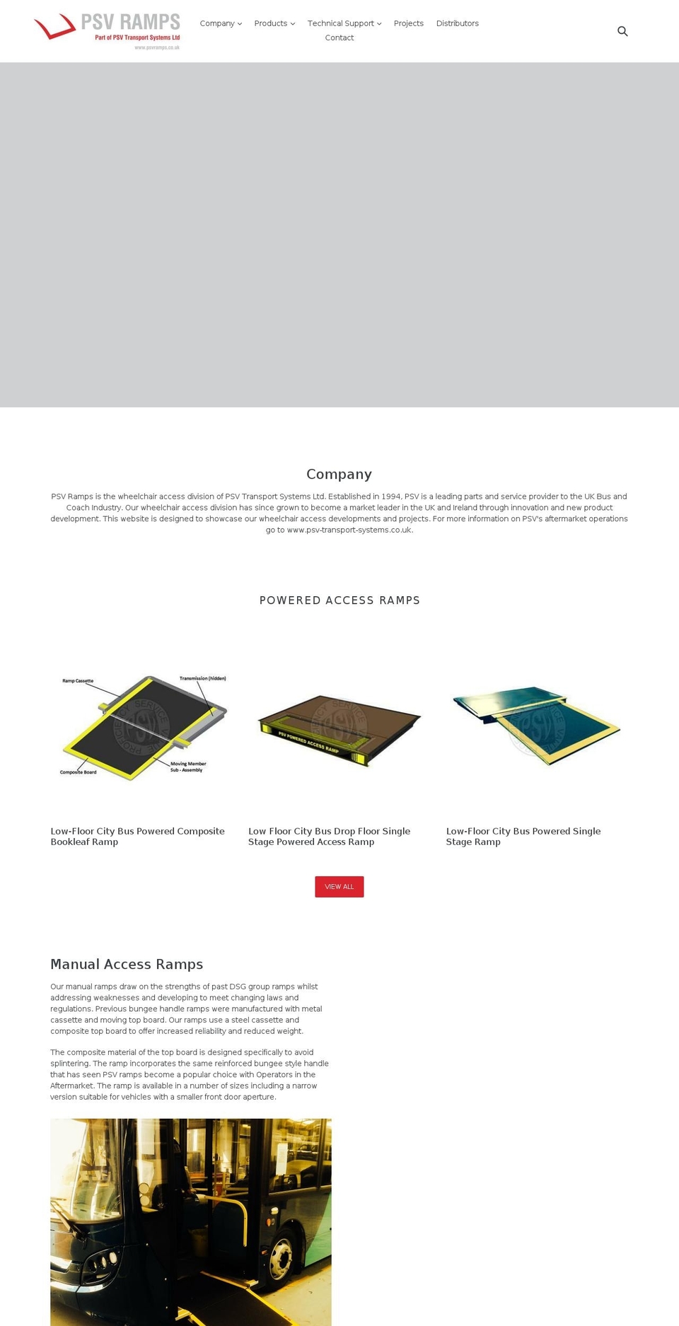 psvramps.com — Shopify storefront screenshot