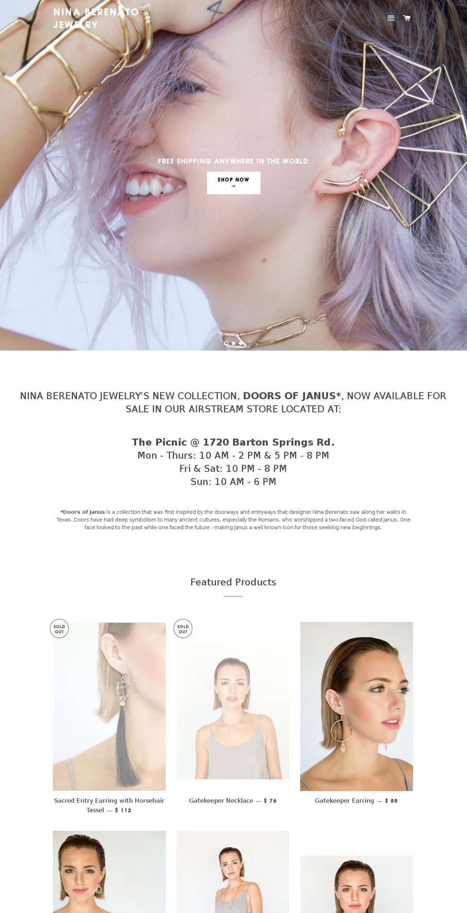 Showcase Shopify theme site example psyche-jewelry.com
