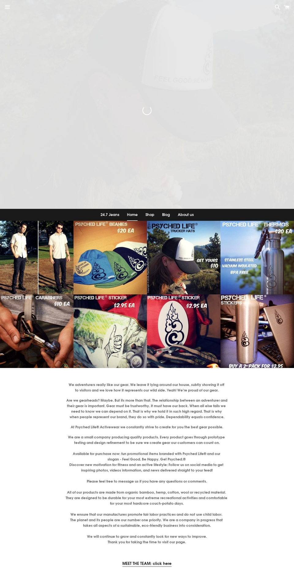 psychedlife.com shopify website screenshot
