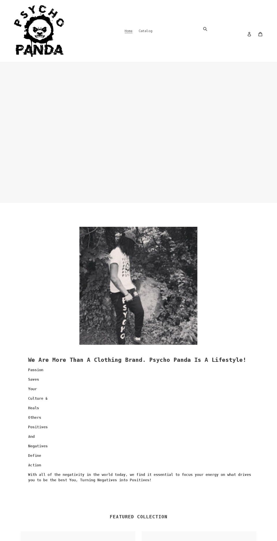 psychopandadc.com shopify website screenshot