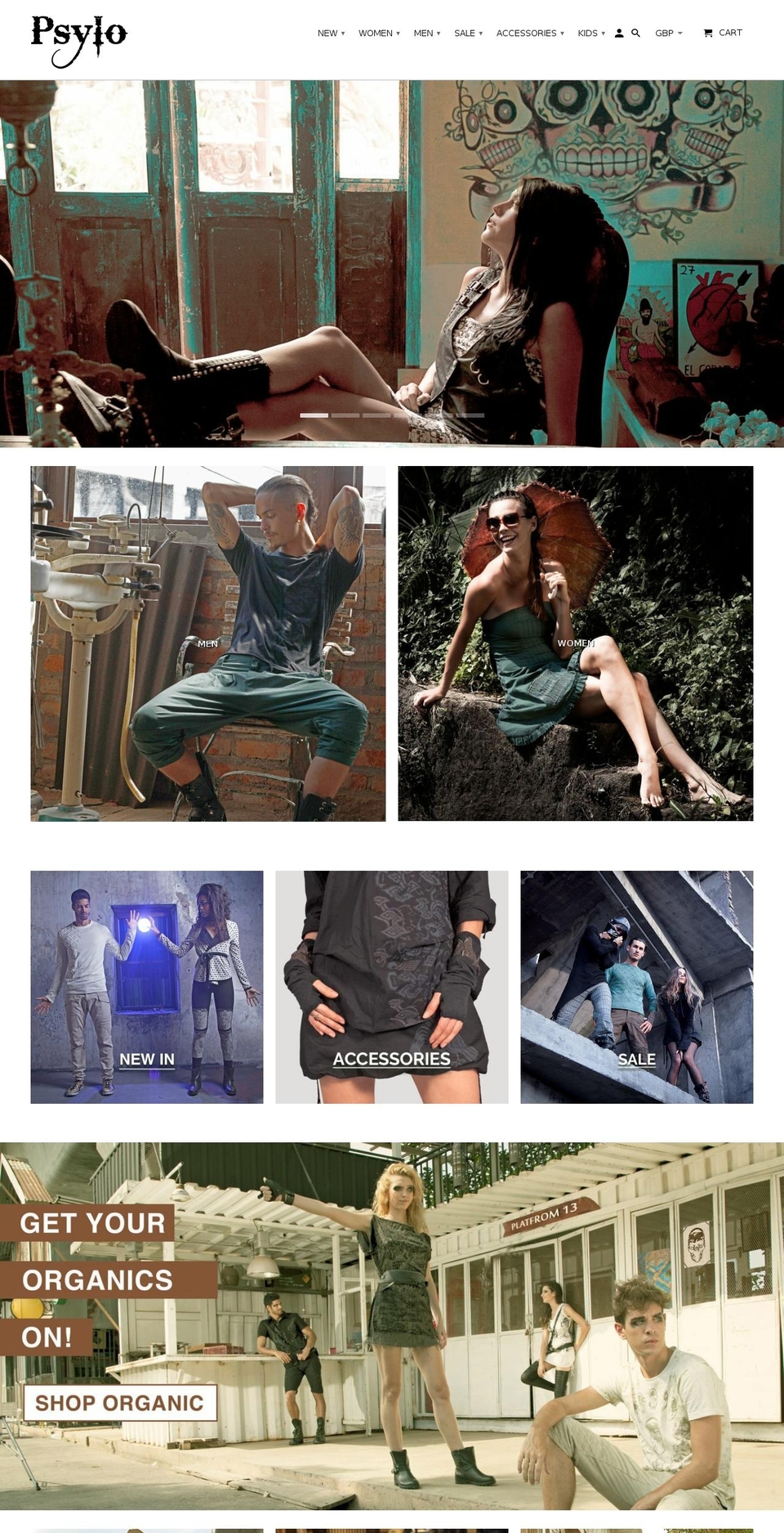 psylofashion.com shopify website screenshot