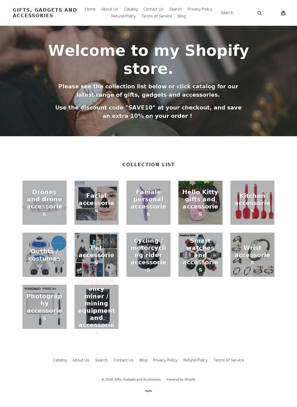 pt-gadgets.com — Shopify storefront screenshot