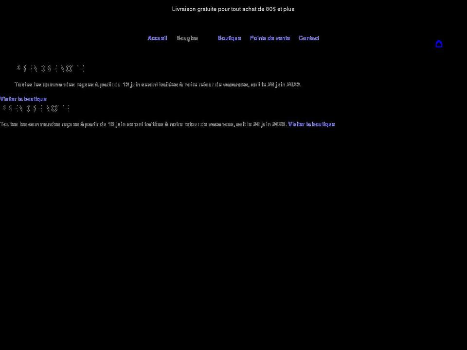 ptitesbougiescreation.com shopify website screenshot