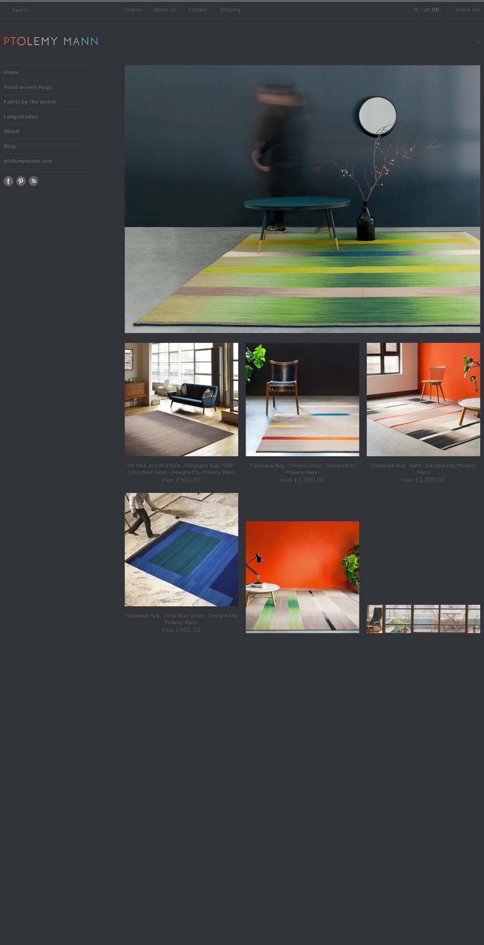 ptolemymannshop.com shopify website screenshot