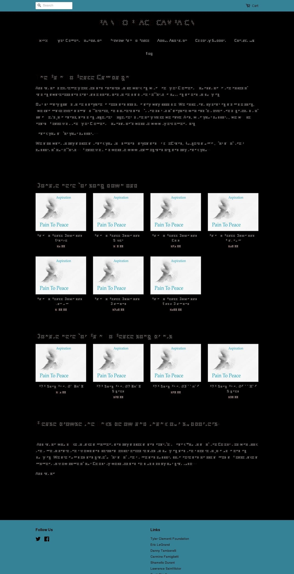 ptopcampaign.com — Shopify storefront screenshot