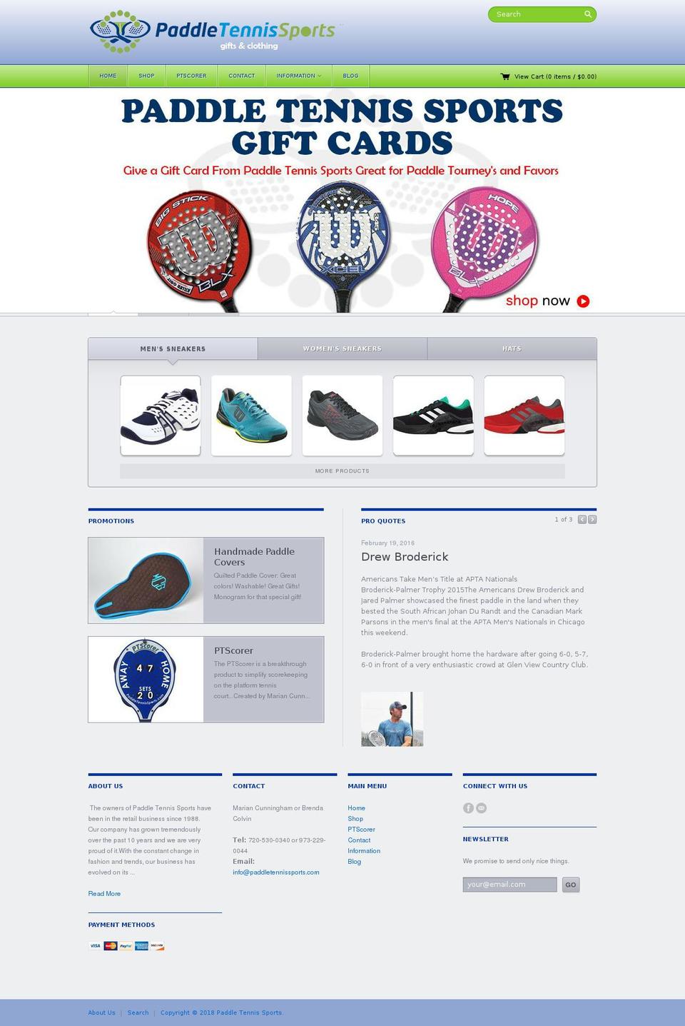 ptscorer.com — Shopify storefront screenshot