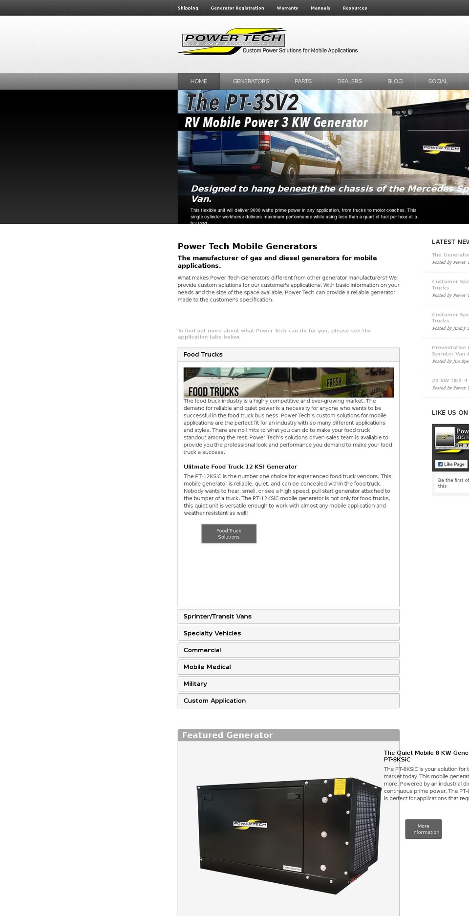 Stratus Shopify theme site example ptse.net