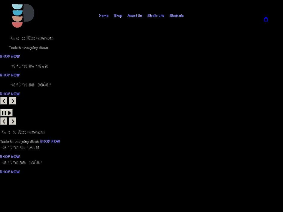 publicstoneware.com shopify website screenshot