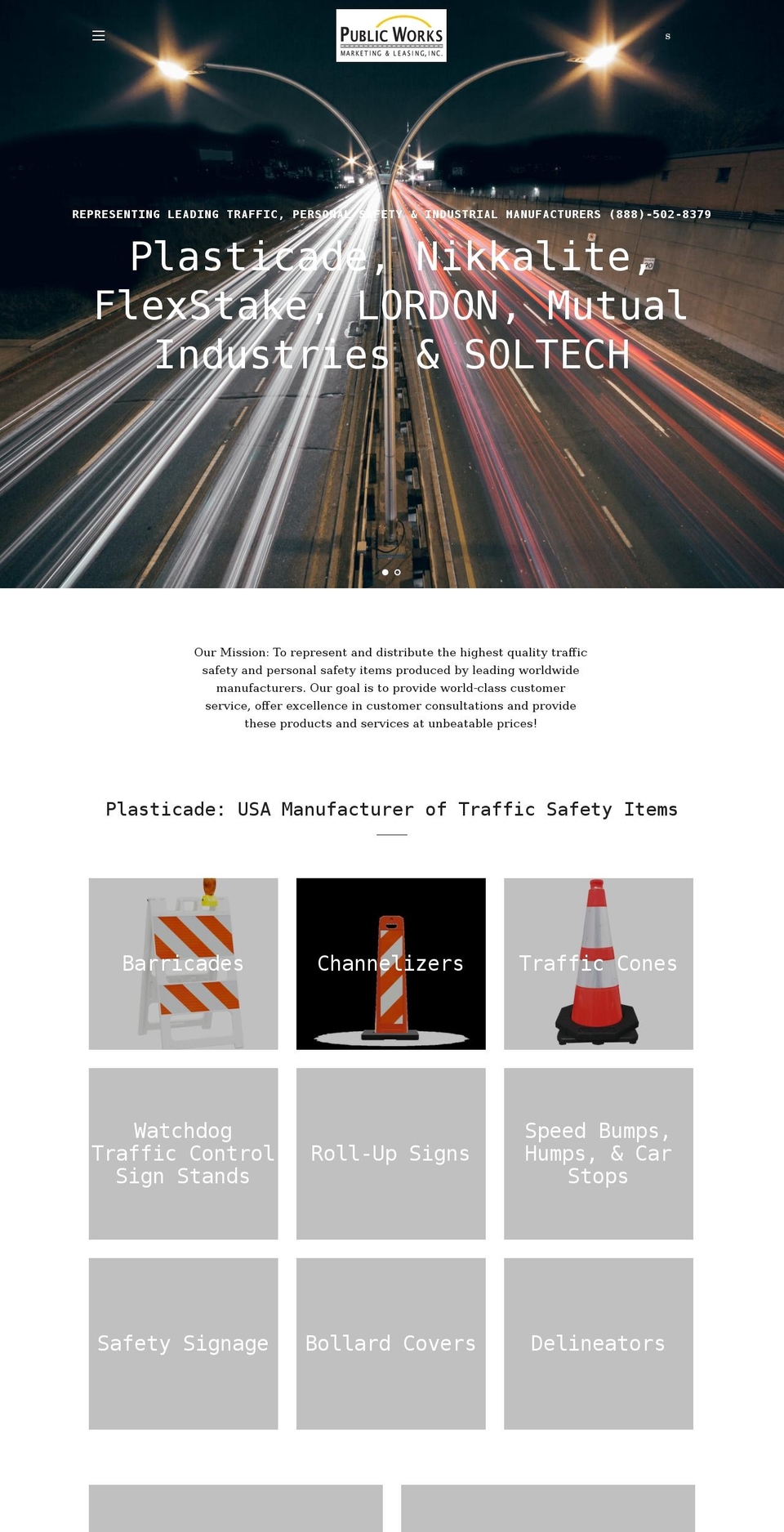 publicworksmarketing.net shopify website screenshot