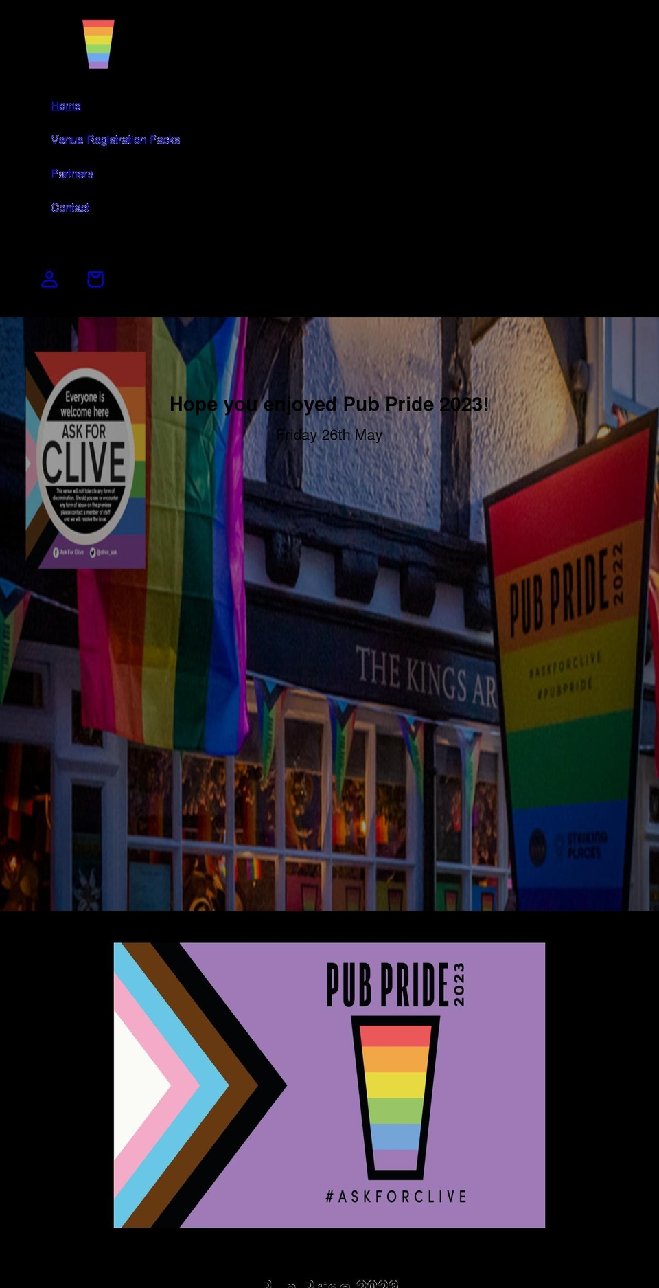 pubprideshop.co.uk shopify website screenshot
