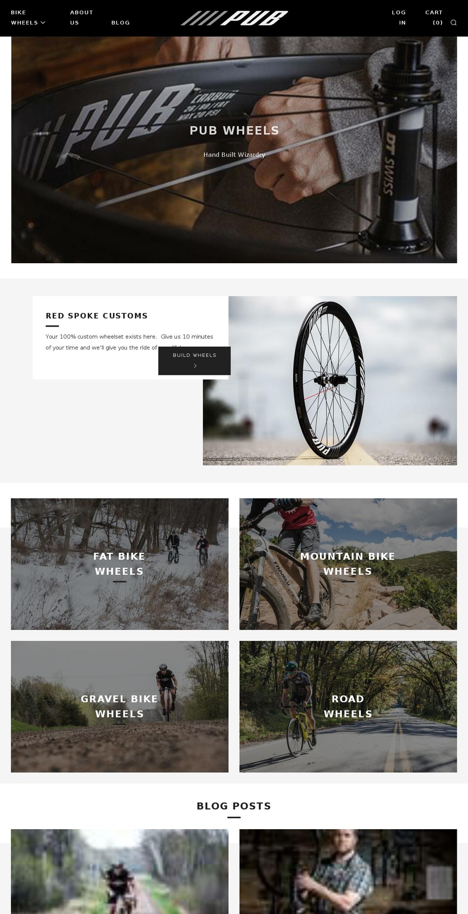 pubwheels.com — Shopify storefront screenshot