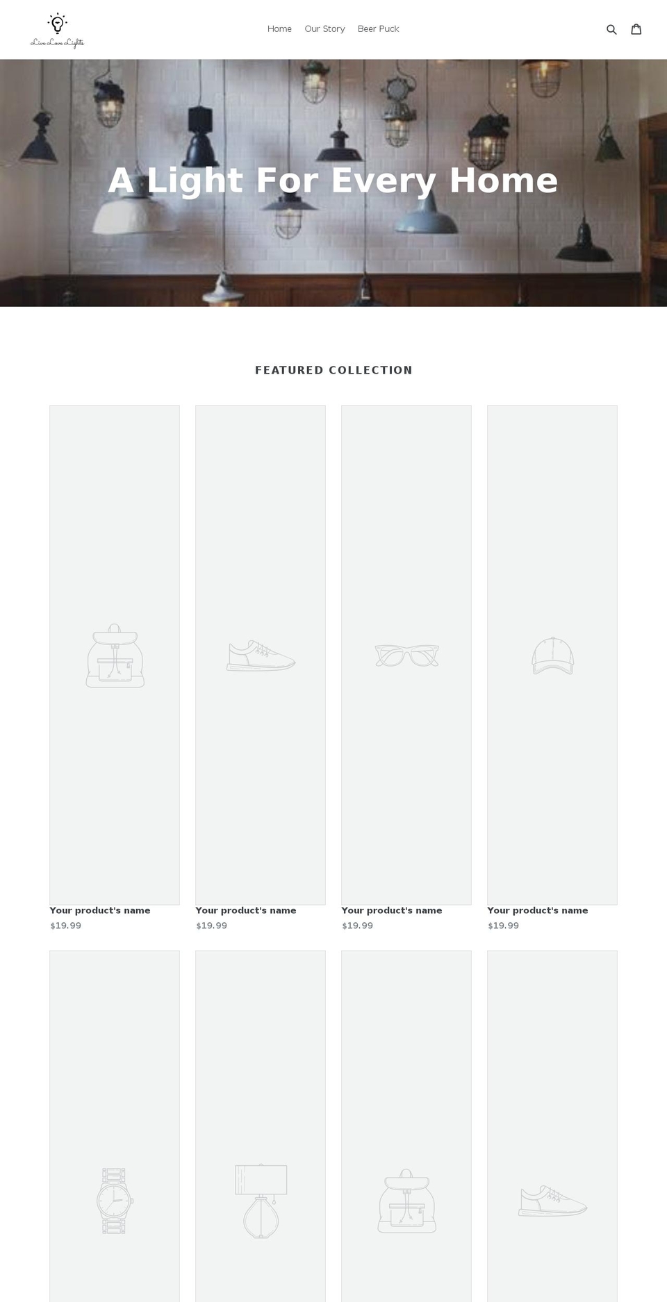 puckpong.com — Shopify storefront screenshot