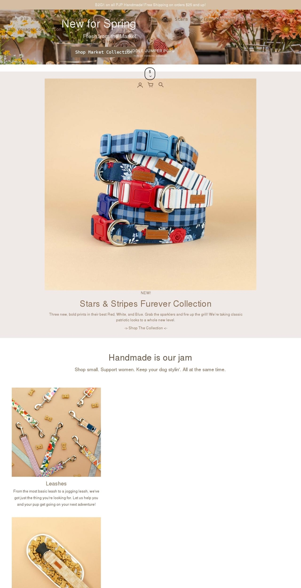 puddlejumperpups.com shopify website screenshot