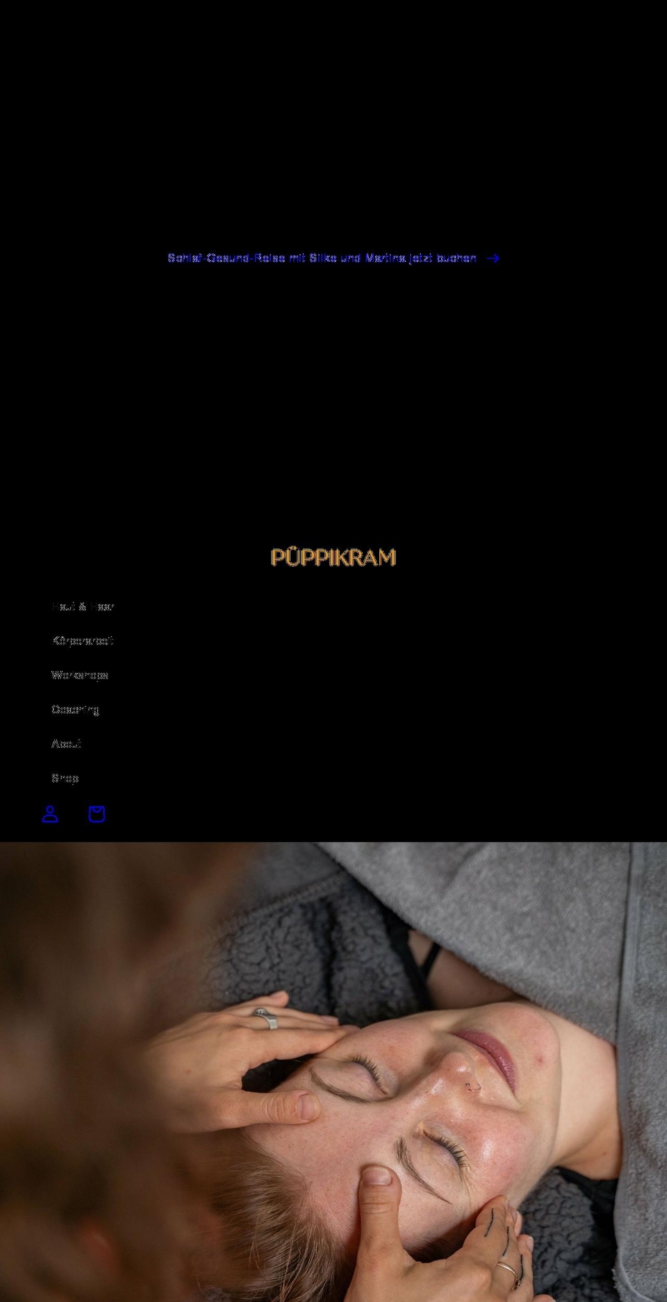 pueppikram.de shopify website screenshot