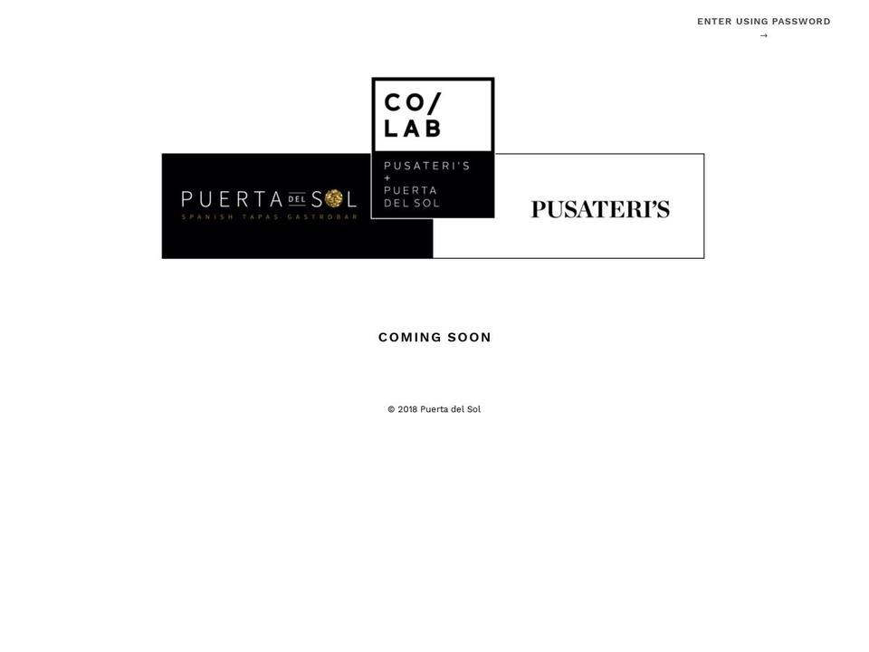 puertadelsol.ca shopify website screenshot