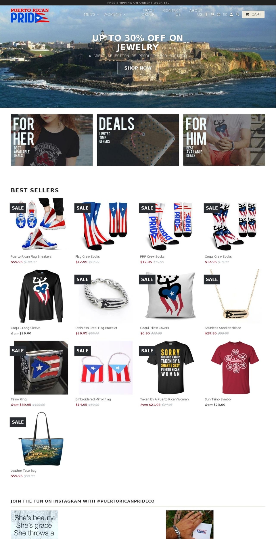 puertoricanpride.co shopify website screenshot