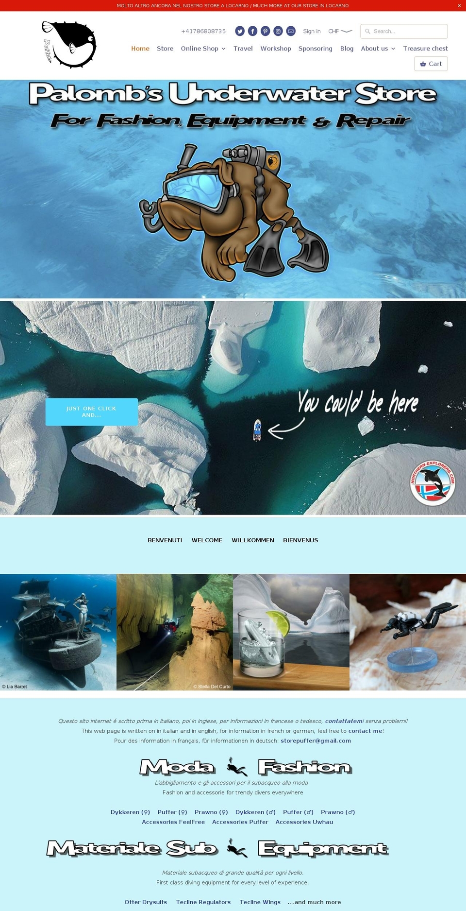 puffer.ch shopify website screenshot