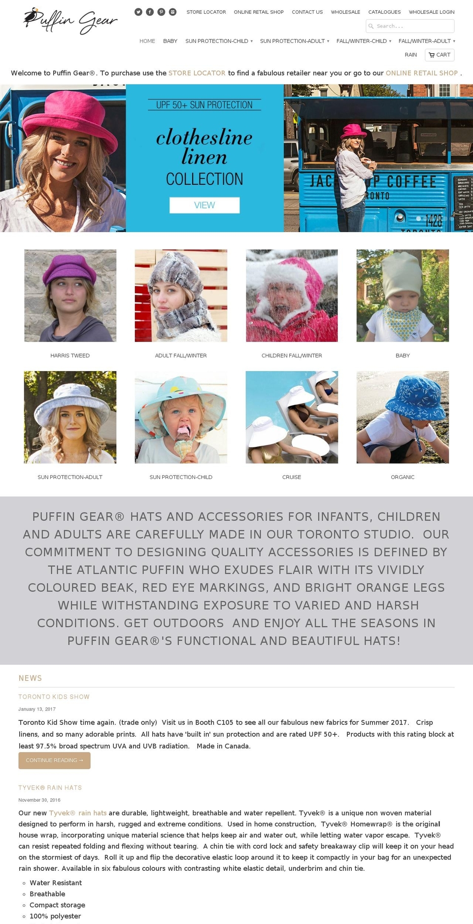 puffingear.com shopify website screenshot