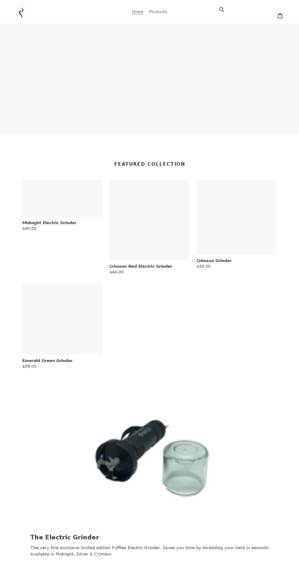 pufflee.com shopify website screenshot