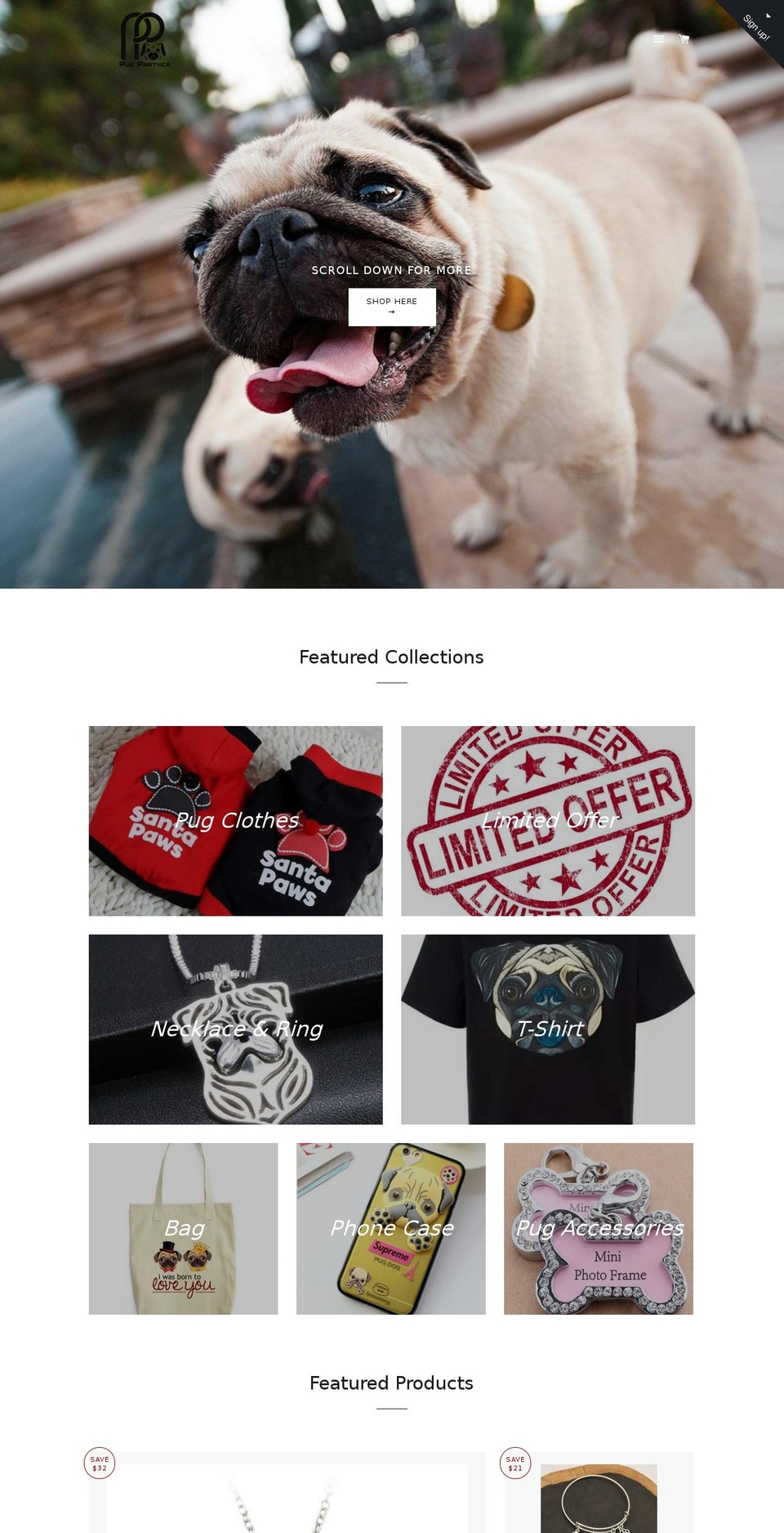 pugpartner.com shopify website screenshot