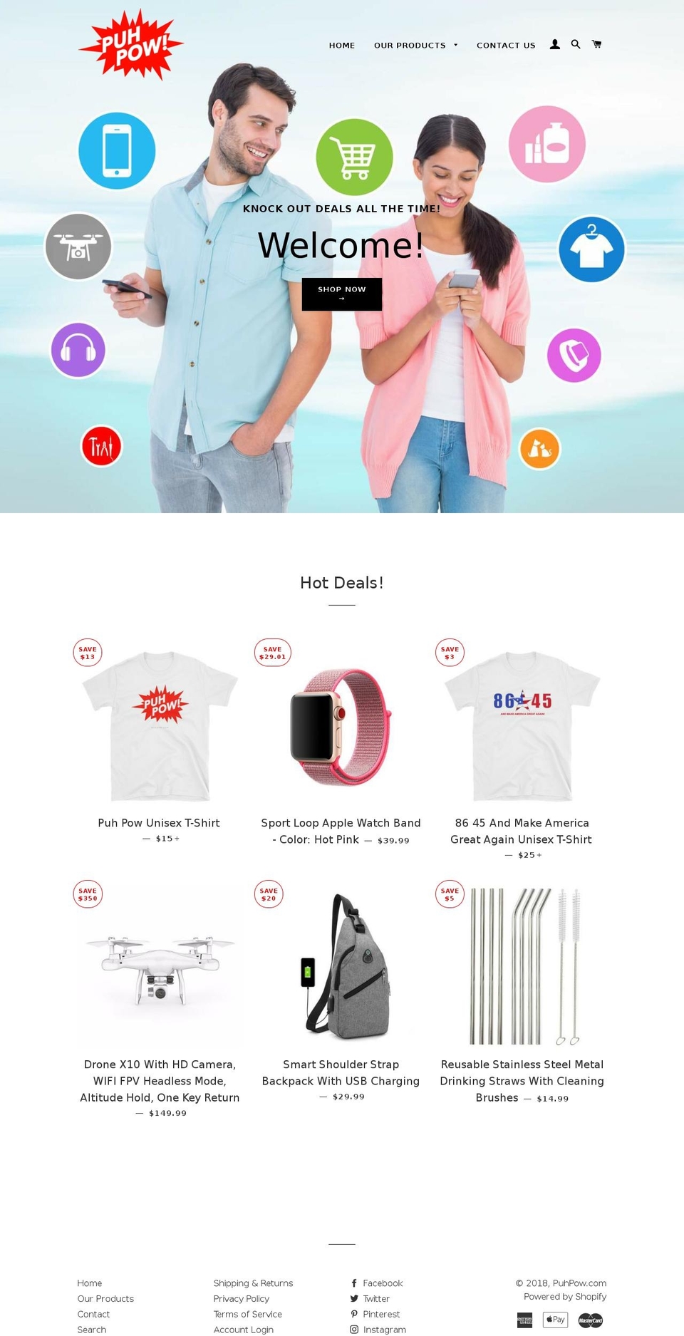 puhpow.com — Shopify storefront screenshot