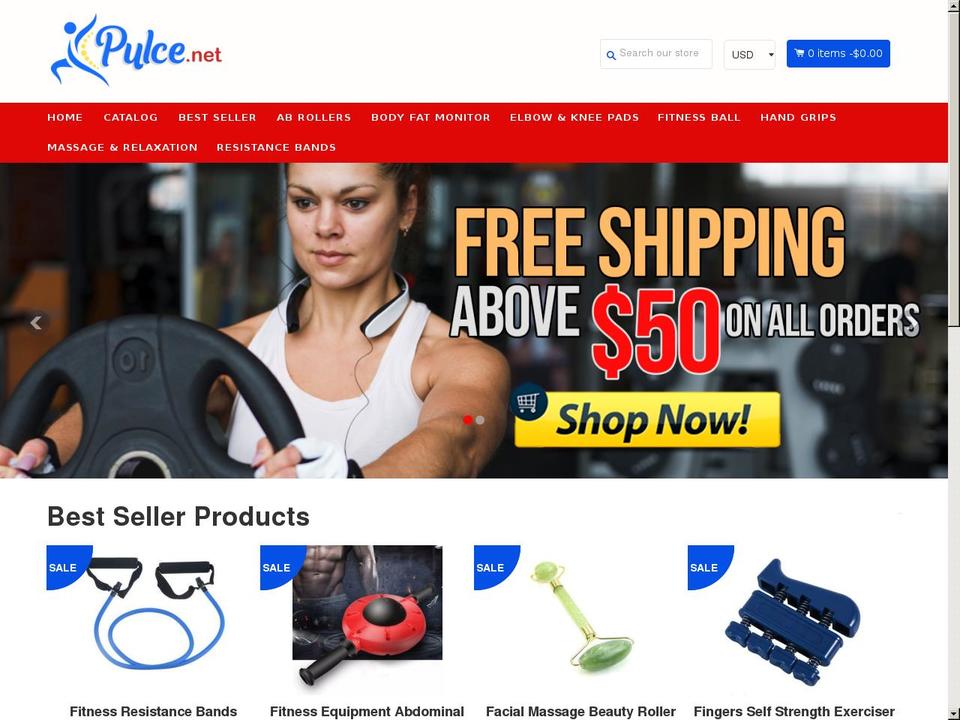 EcomClub Shopify theme site example pulce.net